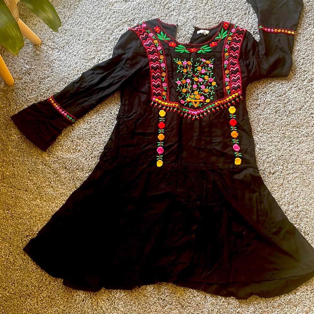 Joie embroidered Long sleeve Dress